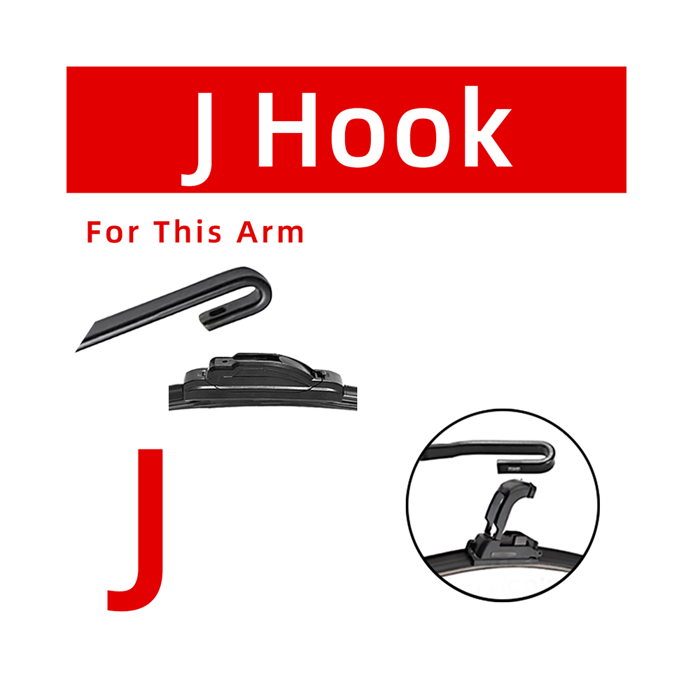 (13Inches 325Mm, J Hook) 2025 New Style Car Wiper 11 Layers Rubber Front Windscreen Wiper Part Accessories J Hook Top Lock Pintab 9008532312500