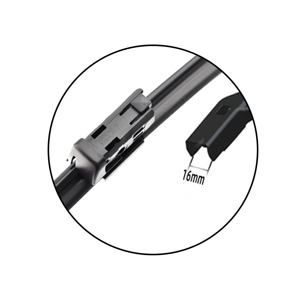 (Z, 25inch) OEM Quality Premium All-Seasons Durable Stable And Quiet Front Windshield Wiper Blades for 99% models,for-image-OPC-PGJQKRY-NEW