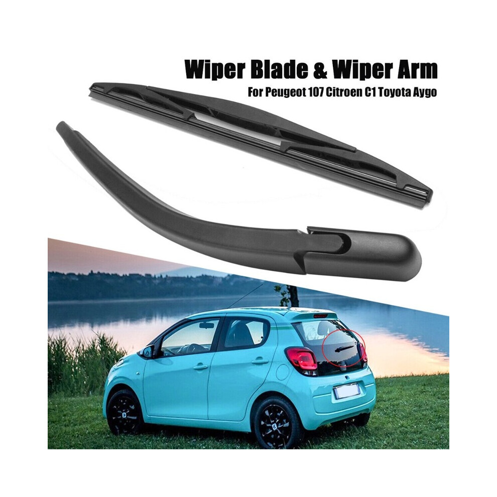 Windscreen Rear Wiper Blade & Arm Set Fit For Peugeot 107 Citroen C1 Toyota Aygo 9008532307315