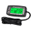 (black) Digital Tachometer Tach Hour Meter Resettable Thermometer Temp Meter Motorcycle Meter Inductive  for 2