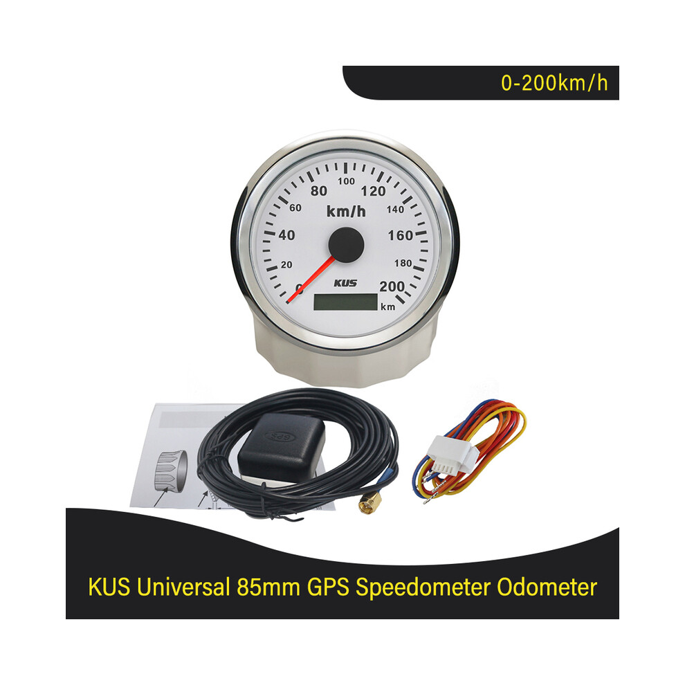 (200Kws) New Kus 85Mm Gps Speedometer Speed Gauge Odometer Atv Utv Motorcycle Marine Boat Buggy Golf Go Cart 9008532335585