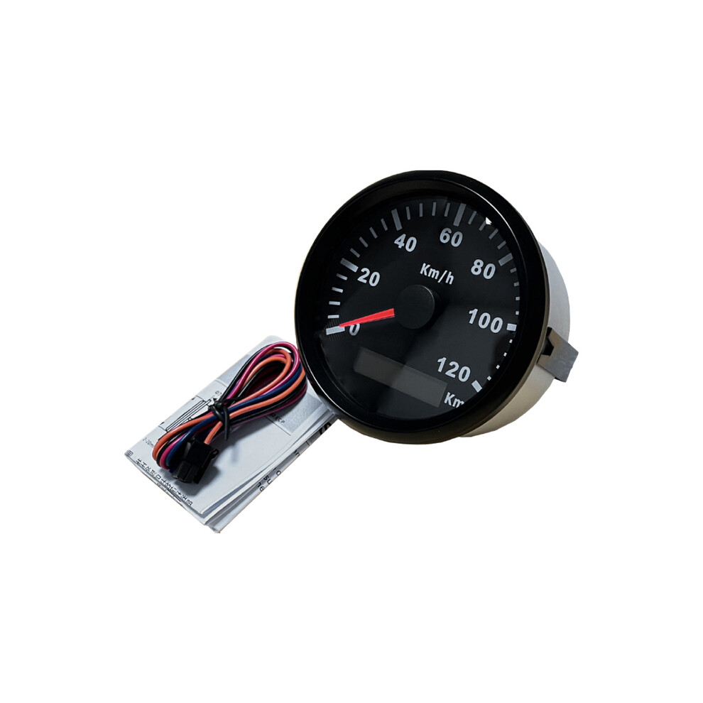 (120Km-Bn) Rhaxel 85Mm Speedometer Odometer Speedo Gauge For Car Truck Motor Auto With Backlight 12V 24V (Pulse 9008532338784