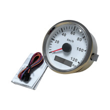 (120km-WS) RHAXEL 85mm Speedometer Odometer Speedo Gauge for Car Truck Motor Auto with Backlight 12V 24V (Pulse