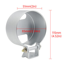 (Only Gauge Holder) 85MM Digital GPS Speedometer Speed Meter With GPS Antenna For Car Marine Boat 7 Color Backlight Speed