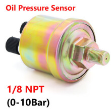 (Only Press Sensor) 6 in 1 Multi-functional 85MM GPS Speedometer+Fuel Level+Water Temp+Oil Press+Volt+Tachometer Temperarure