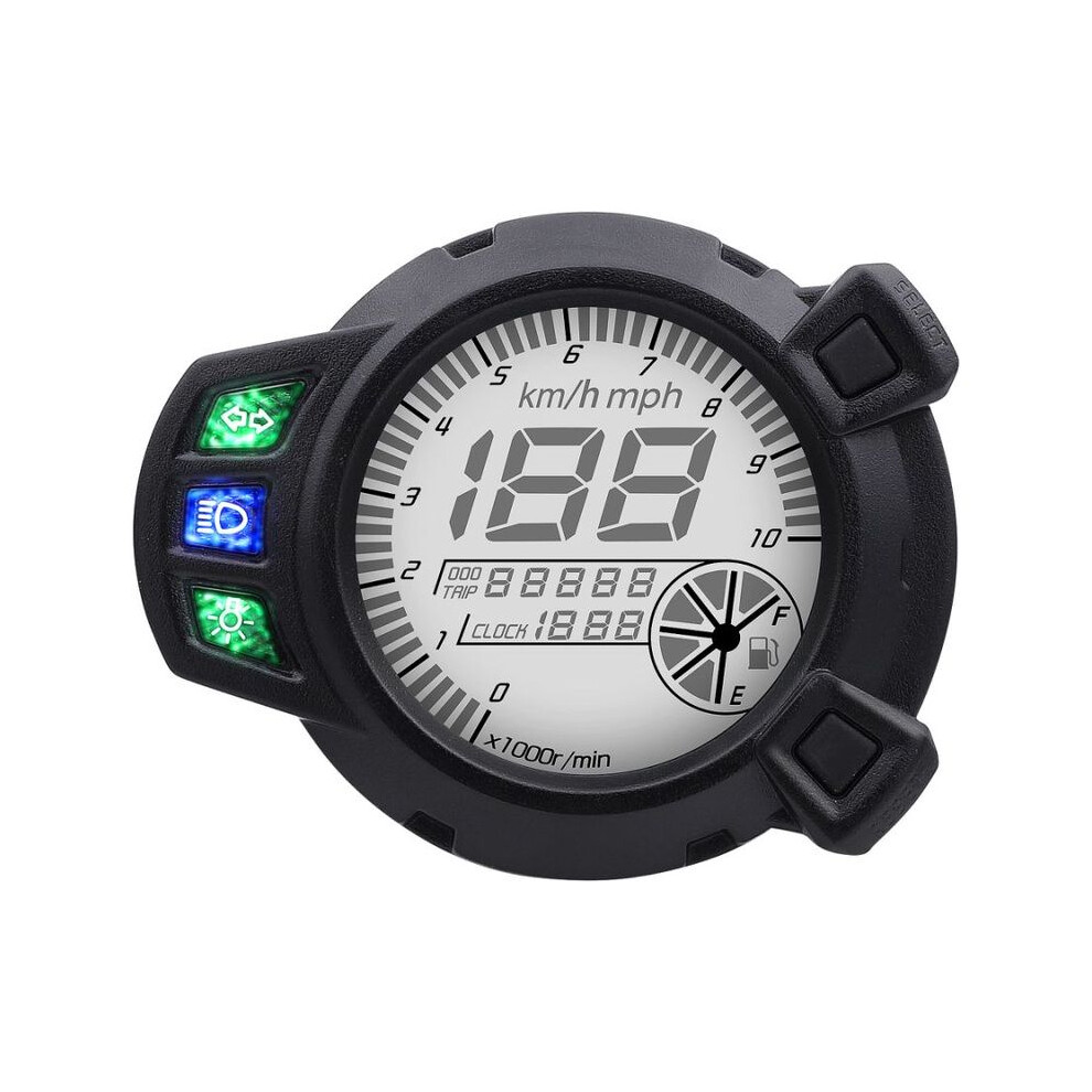 (army green) 7 Colors Adjustable Backlit Display Multi-Function Motorcycle Speedometer For YAMAHA BWS100 BWS125 2009-2015-image-OPC-PGJQN5X-NEW