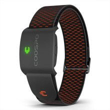 (White) COOSPO HW9 Armband Heart Rate Monitor with HR Zones/Calories HRM Sensor for Fitness Cycling BLE5.0 ANT+
