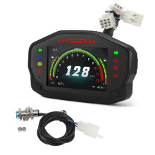 (Gauge and Sensor) Bluetooth-compatible Motorcycle Speedometer RPM Tachometer Fual Guage 2/4 Cylinder Fuel Level Trip Odometer