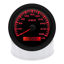 (300KMH BN) 7 Colors Backlight 85mm GPS Speedometer Car Odometer Speed Gauge Waterproof for 9-32V Boat Car Truck