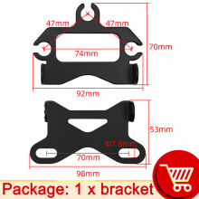 (Only bracket JG-073) 1X Universal Bracket Motorcycle Scooter Instrument Bracket Odometer Tachometer Speedometer Mouting Brackets