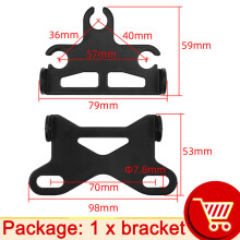 (Only bracket JG-001) 1X Universal Bracket Motorcycle Scooter Instrument Bracket Odometer Tachometer Speedometer Mouting Brackets