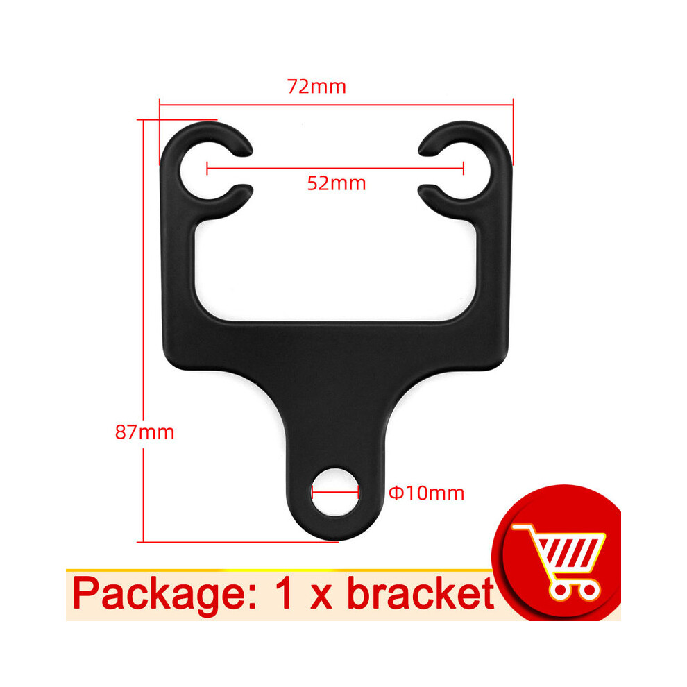 (Only Bracket) 1X Universal Bracket Motorcycle Scooter Instrument Bracket Odometer Tachometer Speedometer Mouting Brackets Black 9008532337381