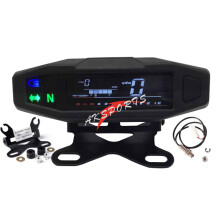(Sensor new bracket) New motorcycle LCD speedometer digital odemeter electric injection and carburetor meter for Russian