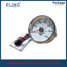 (35-55-WS) Speedometer Boat Speed Gauge Marine Pressure Pitot Tube Pressure Signals 35 MPH 55 MPH 65 MPH 12V 24V