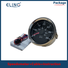 (35-55-BS) Speedometer Boat Speed Gauge Marine Pressure Pitot Tube Pressure Signals 35 MPH 55 MPH 65 MPH 12V 24V