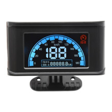 (Style B) New 12V/24V Digital Car Speedometer Speed Meter + Odometer Gauge Truck Speed Odometer LCD Display Gauge
