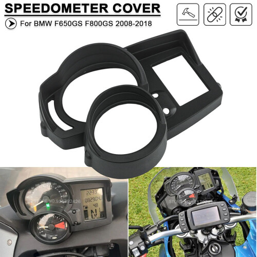 (Black) Motorcycle Cockpit Speedometer Tachometer Protective Cover Instrument Cluster Sunvisor Shell Guard For 1