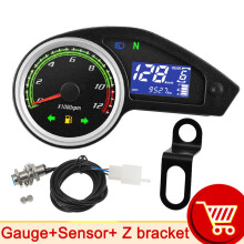 (with z bracket) AD Motorcycle Tachometer With Turn Signal Light for Honda NXR150 NXR125 Bros 2003-2014 CRV Digital LED