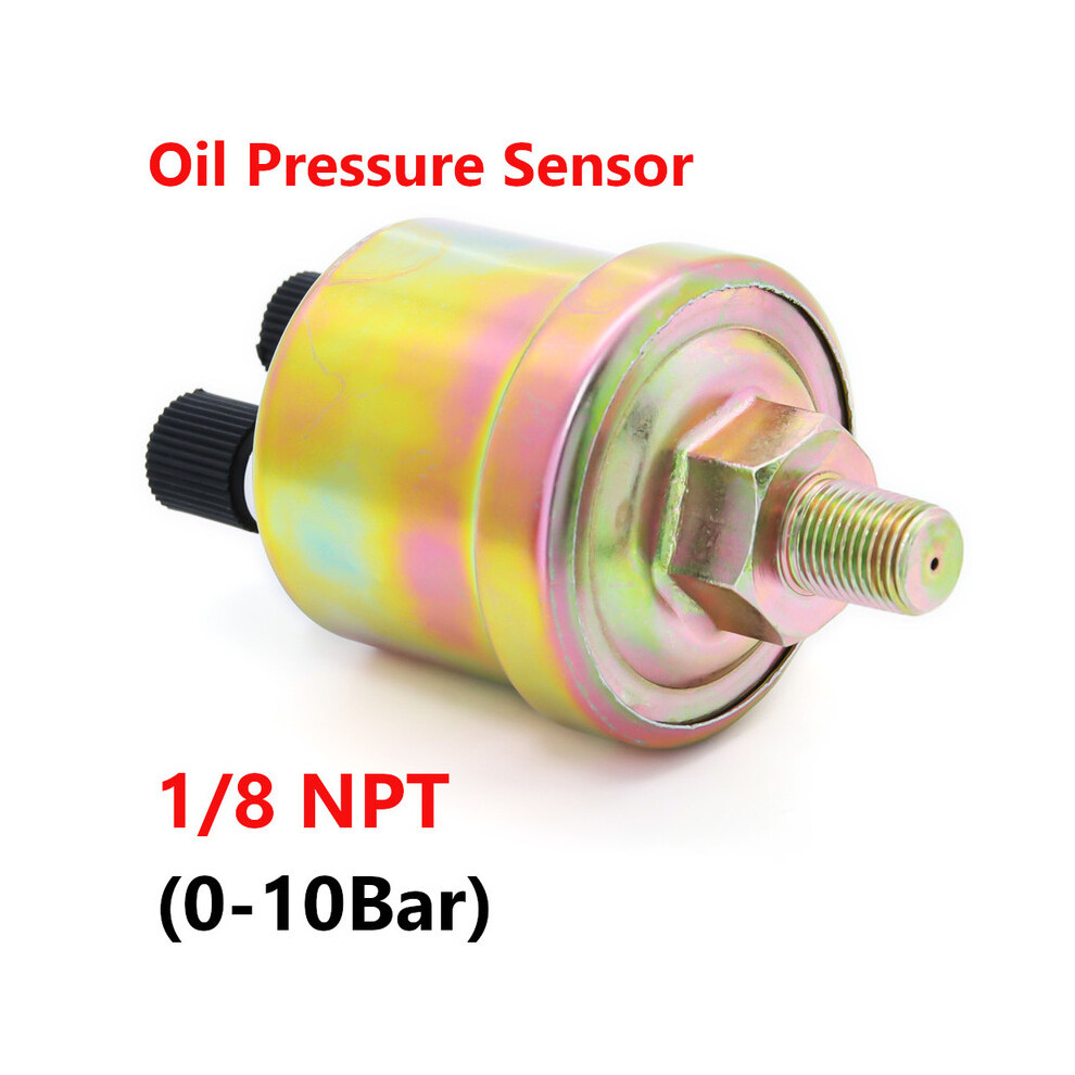 (Npt1-8 Sensor 10Bar) 85Mm Gps Speedometer Odometer Gauge With Tachometer /Fuel/Water Temp/Oil Pressure/Voltage Lcd Digital 9008532330047