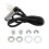 (New Sensot) 12V Universal Motorcycle Speedometer Sensor Wire Odometer Durable Cable Mileage Complete Gear Unit Bracket 1