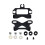 (X Bracket) 12V Universal Motorcycle Speedometer Sensor Wire Odometer Durable Cable Mileage Complete Gear Unit Bracket 1