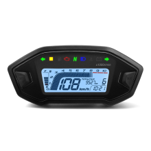 (Only Gauge) Universal Tachometer for All Motorcycle 12V Speedometer 7-Colors Backlight Digital Electric Motor Meters