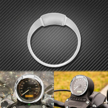 (4inch Trim Ring) Motorcycle 4'' Speedometer Cover Trim Ring Bezel Visor Chrome For Harley Sportster XL Dyna Fat Bob CVO