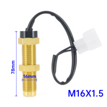 (M16 Tacho Sensor) GPS Speedometer Gauge+Tachometer 8000 RPM 85mm Dual Gauge Odometer with GPS Antenna Turn Light Auto
