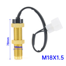 (M18 Tacho Sensor) GPS Speedometer Gauge+Tachometer 8000 RPM 85mm Dual Gauge Odometer with GPS Antenna Turn Light Auto