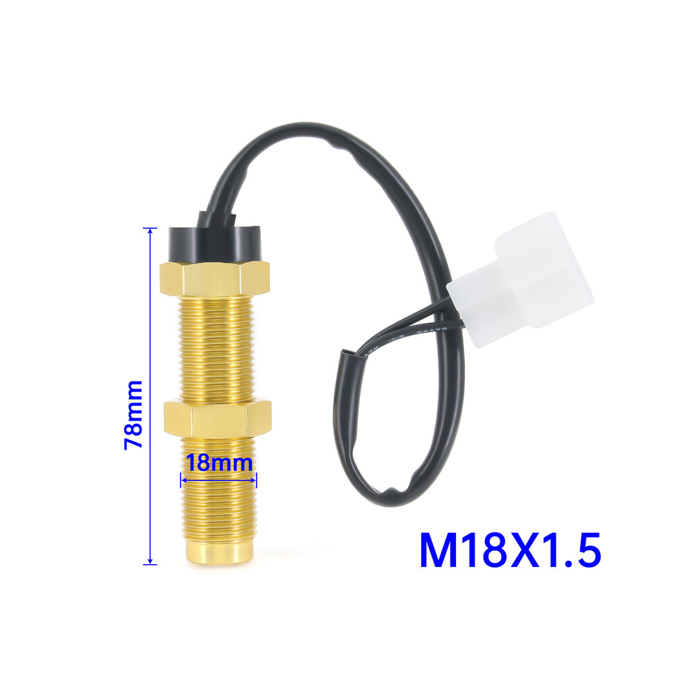 (M18 Tacho Sensor) Gps Speedometer Gauge+Tachometer 8000 Rpm 85Mm Dual Gauge Odometer With Gps Antenna Turn Auto Light 9008532335707
