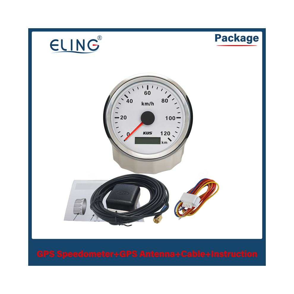 (120-Ws) 85Mm Waterproof Gps Speedometer Odometer Speedo Truck Car Motorcycle 9008532332782