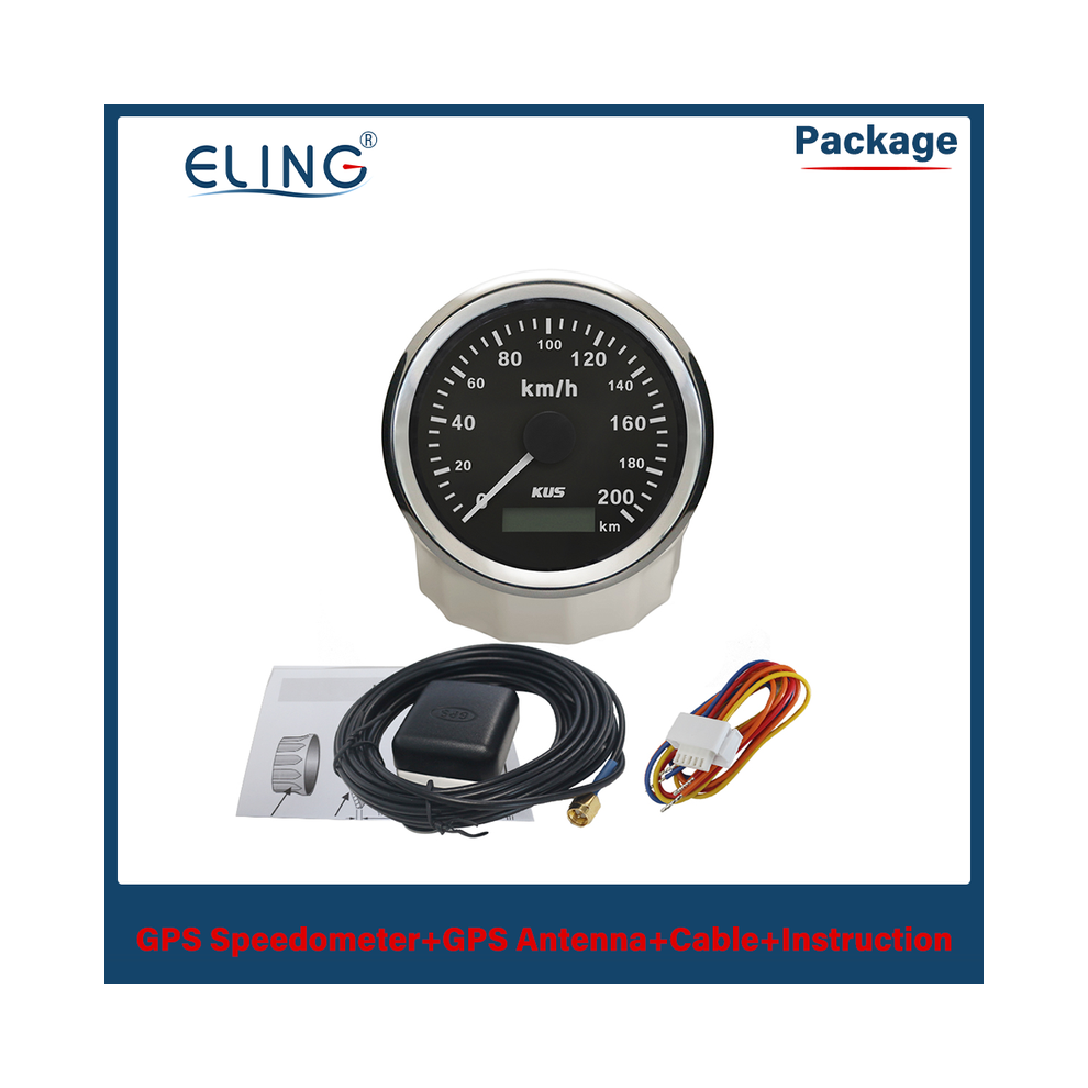 (200-Bs) 85Mm Waterproof Gps Speedometer Odometer Speedo Truck Car Motorcycle 9008532333345