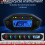 (with sensor) 7 Colors Backlight Motorcycle Speedometer 10000RPM Digital Tachometer Tacho Dash Electronic Speed meter 2