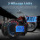 (A one set) Universal Moto Dashboard LCD Digital Motorcycle Odometer Speedometer Meter Instrument Adjustable 0- 4