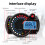 (GaugeXASensorXZ) Universal Moto Dashboard LCD Digital Motorcycle Odometer Speedometer Meter Instrument Adjustable 0- 6