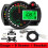 (B one set) Universal Moto Dashboard LCD Digital Motorcycle Odometer Speedometer Meter Instrument Adjustable 0- 1