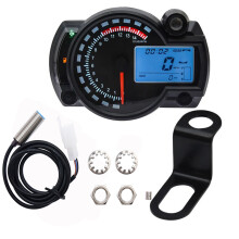 (with Z bracket) New RX2N LCD Digital Odometer Speedometer Instrument Universal For Motorcycle 299KM/H 7Colors Speed