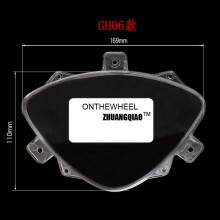 (Type 03) Motorcycle Speedometer Tachometer Dashboard Instrument Glass Plastic Lens Cover For Scooter Moped ATV