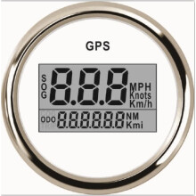 (WS) 52mm Universal GPS Speedometer 0-999 km/h 12V 24V with Red Backlight for Car Motorcycle Truck Boat Yacht