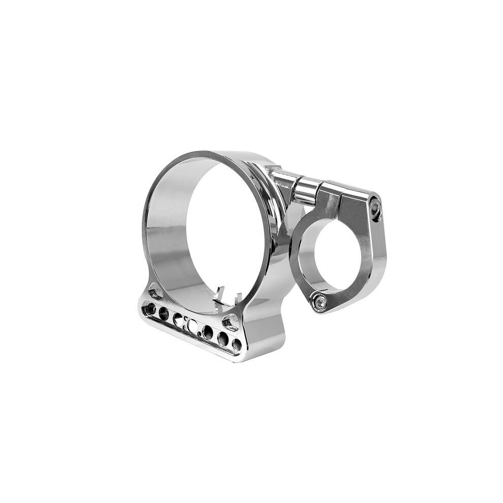 (Chrome) Indicator Speedometer Side Mount Relocation Bracket Cover 39Mm Instrument Case Ring For Harley Sportster 9008532325845