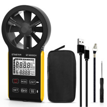 (BT-6000GH-Y) BTMETER Digital Anemometer, Wind Speed Meter for Measuring 5 Unit Options Wind Speed and 3 Unit Options