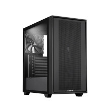 PC Behuizing - CHIEFTEC - Mid Tower ATX Night Hunter - Zwart - Gehard glas - USB 3.2 Gen 2