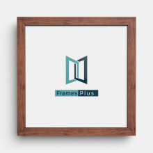 (Rustic, 10"x10" (25.4 x 25.4cm)) Square Picture Frame Photo Frame Poster Size Frame Black Oak White Pewter Rustic