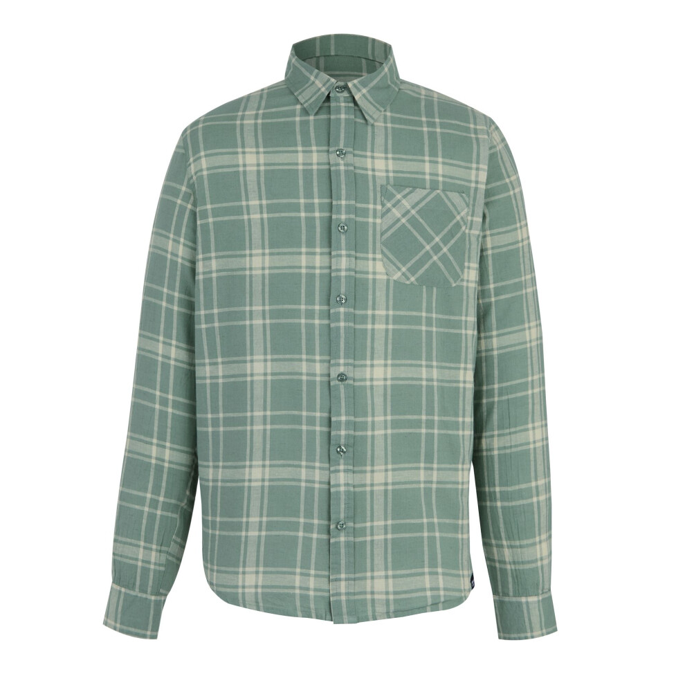 Regatta (4Xl, Glacier) Mens Loran Checked Long-Sleeved Shirt