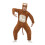 Smiffy's Smiffys Unisex Adult Monkey Bodysuit 1