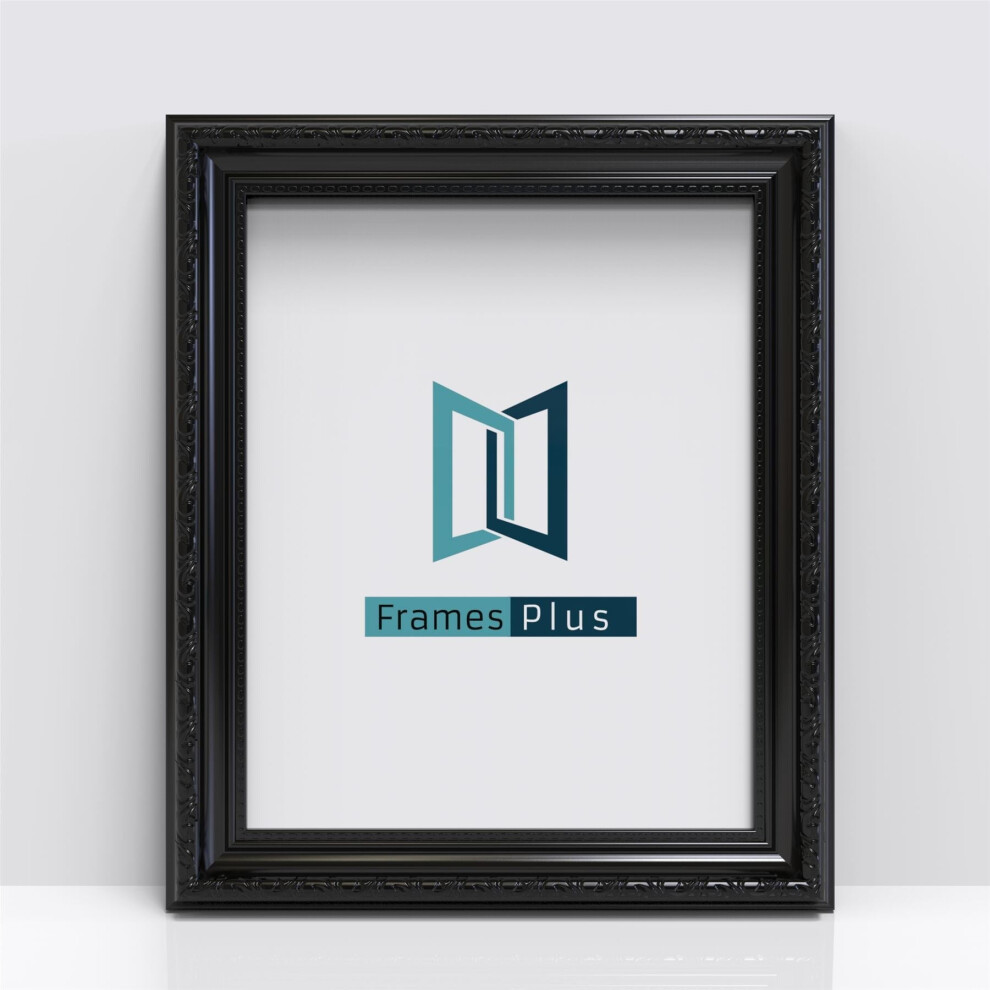 (Black, 36"x24" (91.4 x 61cm)) Louis Range Black Photo Picture Poster Frames, Large Square Small sizes, Hang or stand in Landscape or Portrait