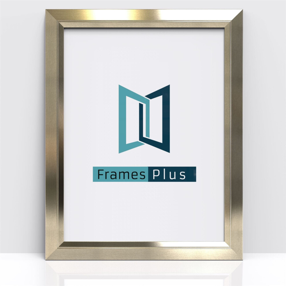 (Silver, 70x50CM(27.6" x 19.7")) Matrix Range Silver Photo Picture Poster Frames, Large Square Small sizes, Hang or stand in Landscape or Portrait