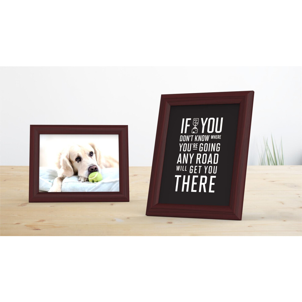 (Mahogany, A2 (59.4 x 41.9cm)) Minimo Range Mahogany Photo Picture Poster Frames-image-OPC-PGJR797-NEW