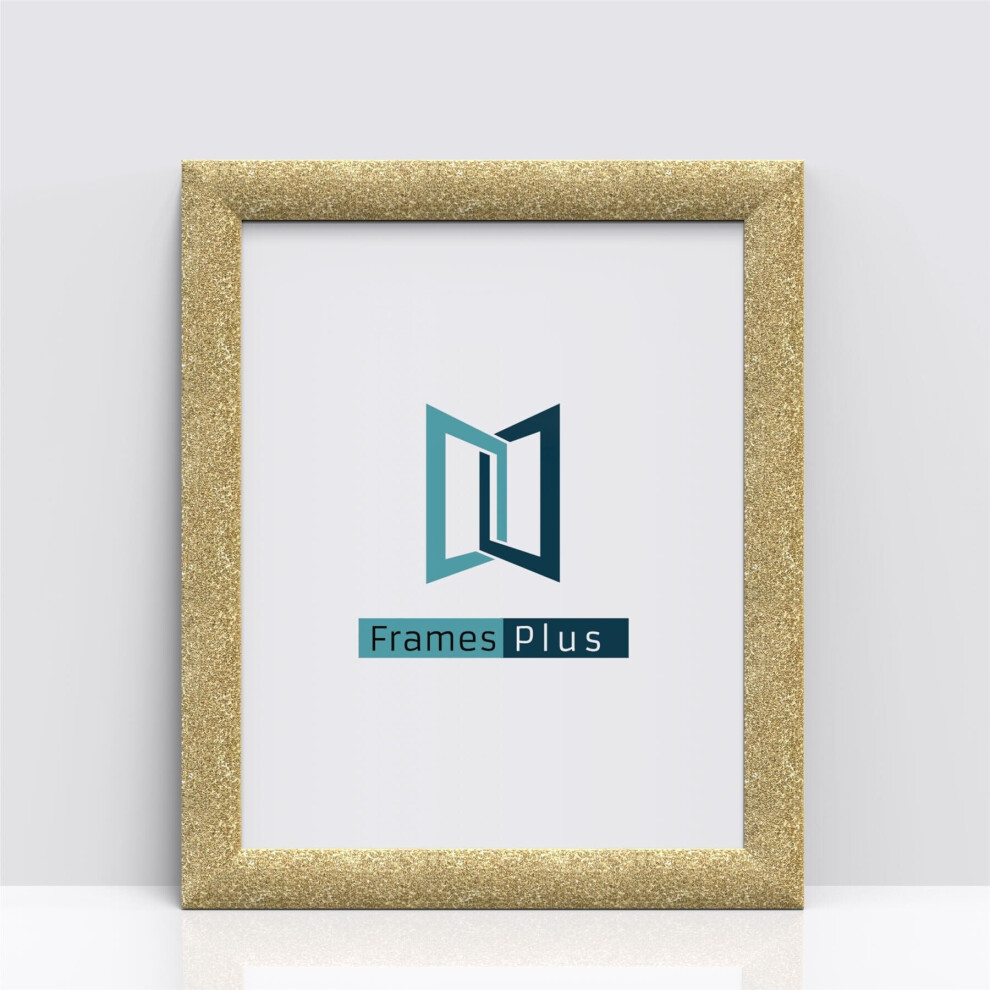 (Gold, 17"x11" (43.2 x 27.9cm)) Stardust Range Gold Photo Picture Poster Frames, Large Square Small sizes, Hang or stand in Landscape or Portrait-image-OPC-PGJR8KQ-NEW