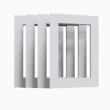 (10x8 for 6x4) White Matt Mount Pack of 8 mounts for Picture Photo Frames Large Square all Sizes